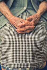 person's hand in shallow focus